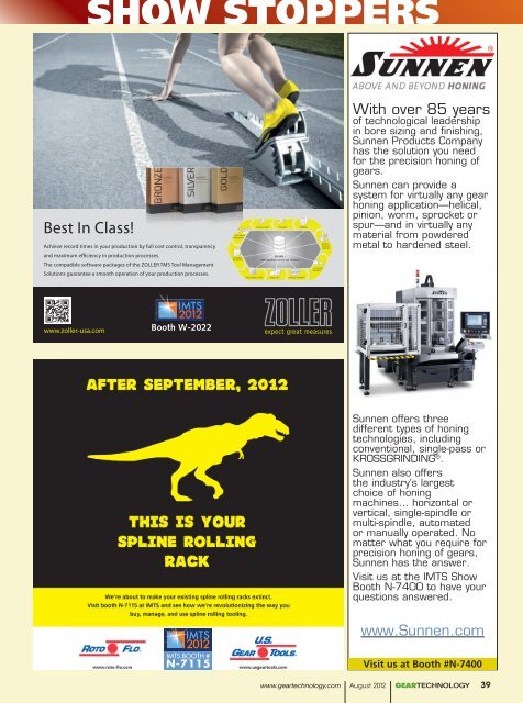 Download the August 2012 Issue in PDF format - Gear Technology ...