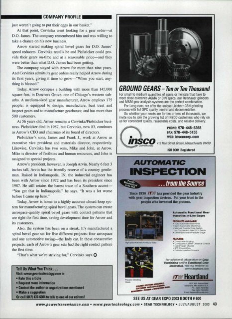 Download the July/August 2003 Issue in PDF format - Gear ...