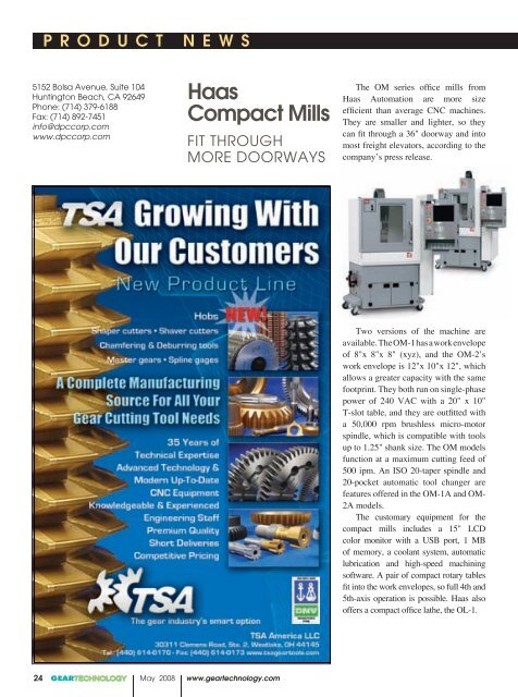 Download PDF - Gear Technology magazine