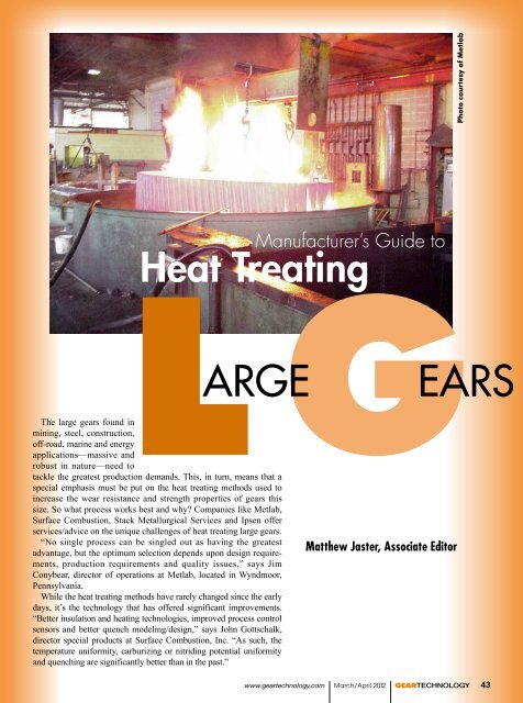 Download PDF - Gear Technology magazine