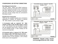 616/626/636/646 LED KEYPAD CONNECTIONS Panel/Keypad ...