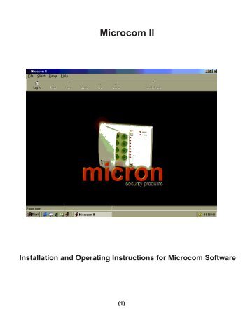 Microcom II - Maxi Security Alarms