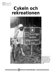 Cykeln och rekreationen - Svenska cykelsÃ¤llskapet