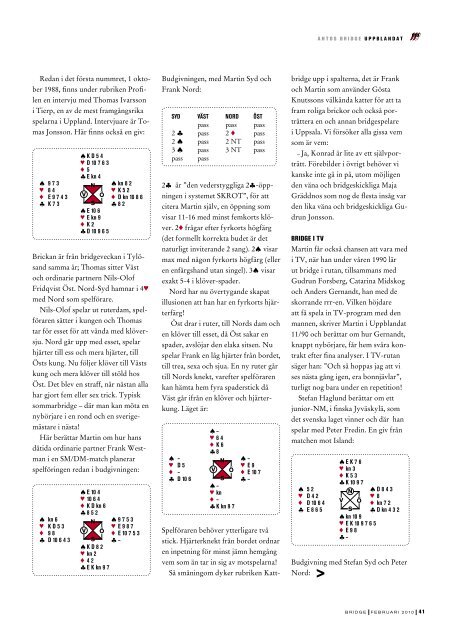 Sid 40-52 - FÃ¶rbundet Svensk Bridge
