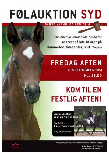 Følauktion_SYD_2014_Katalog