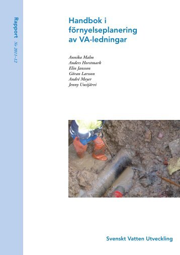Del 1 Handbok i fÃ¶rnyelseplanering av VA-ledningar - Svenskt Vatten