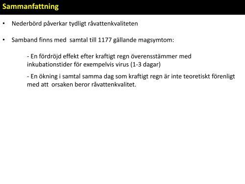 Andreas Tornevi, doktorand, UmeÃ¥ Universitet - Svenskt Vatten