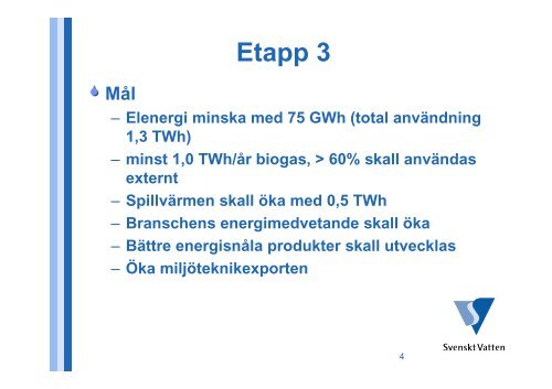 Lingsten: Om Energiprojektet - Svenskt Vatten