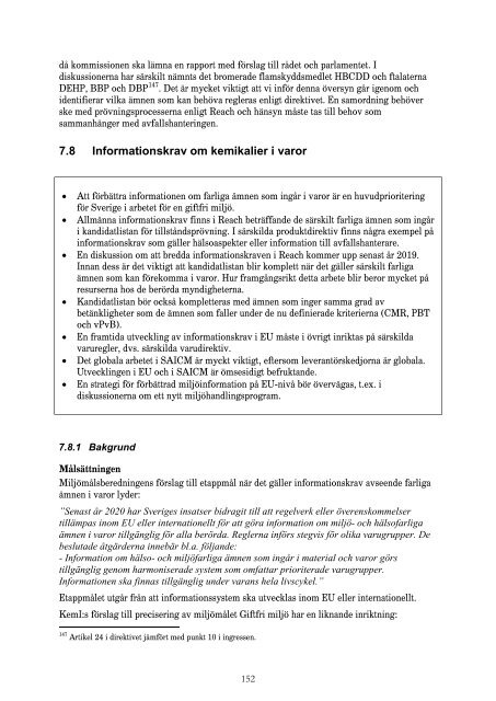 BÃ¤ttre EU-regler fÃ¶r en giftfri miljÃ¶ - Kemikalieinspektionen