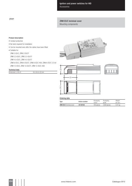 Ignitors and power switches for HID