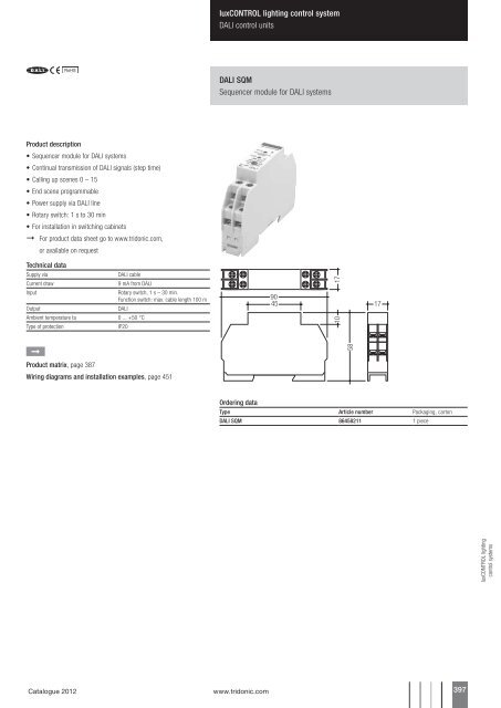 luxCONTROL lighting control systems