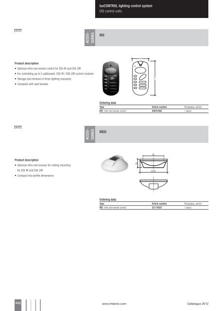 luxCONTROL lighting control systems