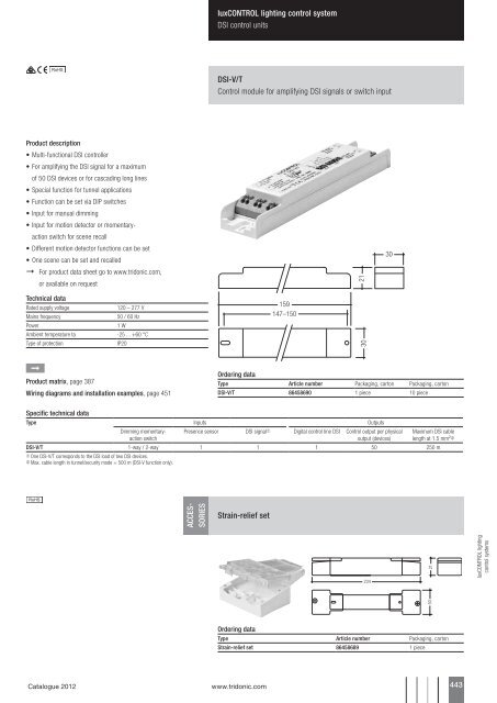 luxCONTROL lighting control systems