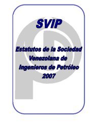 estatutos aprobados - Sociedad Venezolana de Ingenieros de ...