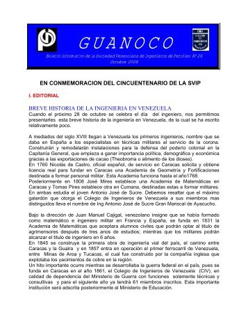 Guanoco No 26 - Sociedad Venezolana de Ingenieros de Petroleo