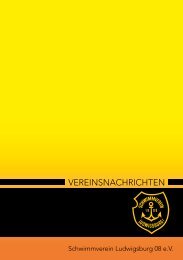 VEREINSNACHRICHTEN - Schwimmverein Ludwigsburg 08 eV