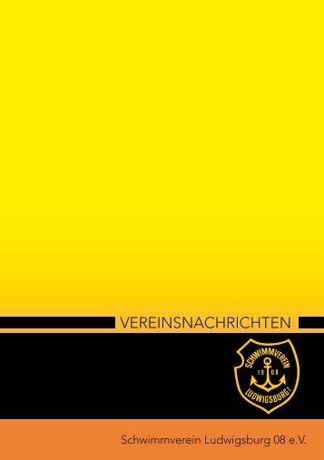 VEREINSNACHRICHTEN - Schwimmverein Ludwigsburg 08 eV