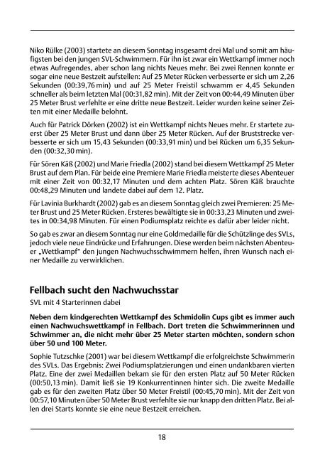 Vereinsnachrichten - 1. Quartal 2010 - Schwimmverein Ludwigsburg ...