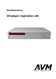 CD-player inspiration cd6 - AVM Audio