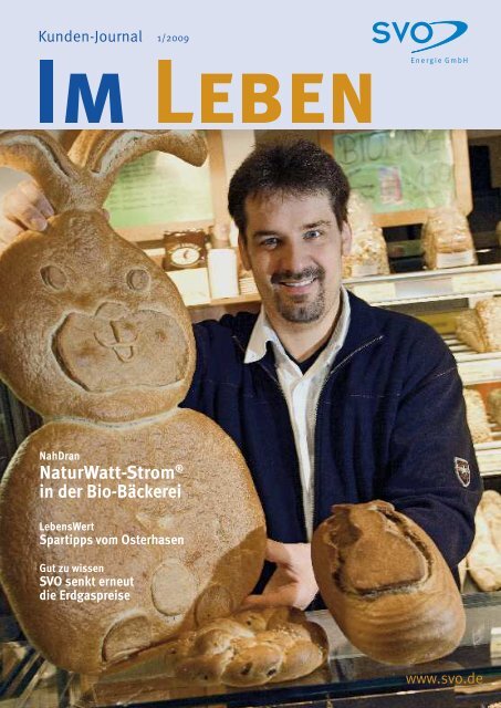 NaturWatt-Strom® in der Bio-Bäckerei - SVO Vertrieb