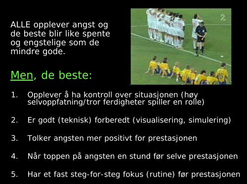 Motivasjon og mental trening i svÃ¸mming v/Geir Jordet - Norges ...