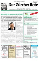 Ausgabe vom 05.06.2009 - SVP Kanton ZÃ¼rich