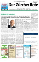 Ausgabe vom 12.12.2008 - SVP Kanton ZÃ¼rich