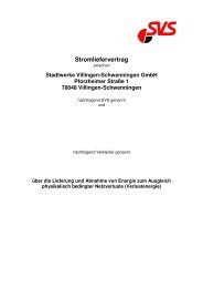Muster Stromliefervertrag Verlustenergie 2009 - Stadtwerke ...