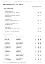 Landesmeisterschaften 2008 LLZ Teil 2 - SV Scharnhorst