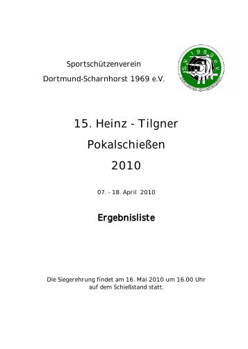 komplette Liste - SV Scharnhorst