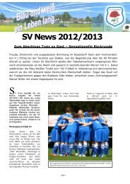 vereinszeitung - 21. Ausgabe.pdf - SV 1930 Steinfurth eV