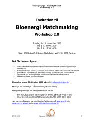 Bioenergi Matchmaking - SVUF