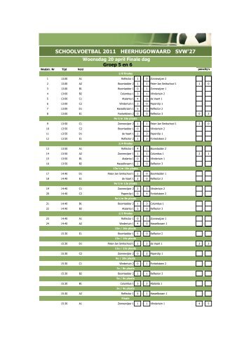 Schoolvoetbal 2007 - SVW