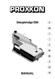 Parts Diagram - Proxxon Tools