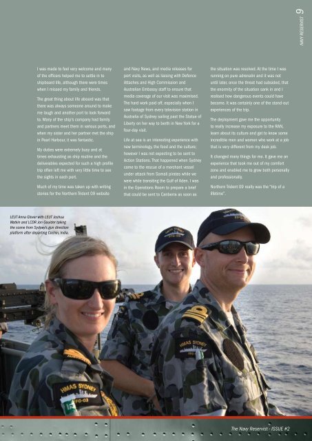 THE NAVY RESERVIST - Royal Australian Navy