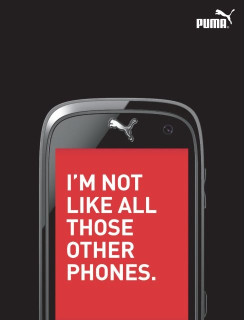 Sagem Puma Phone Manual - Cell Phones Etc.