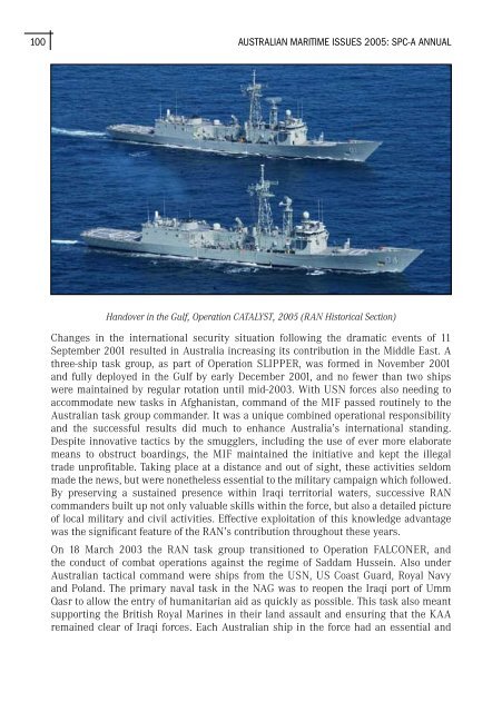 Australian Maritime Issues 2005 - Royal Australian Navy