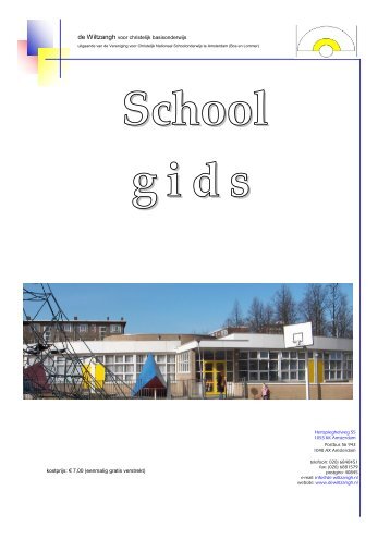 de Wiltzangh voor christelijk basisonderwijs kostprijs: â¬ 7,00 ...