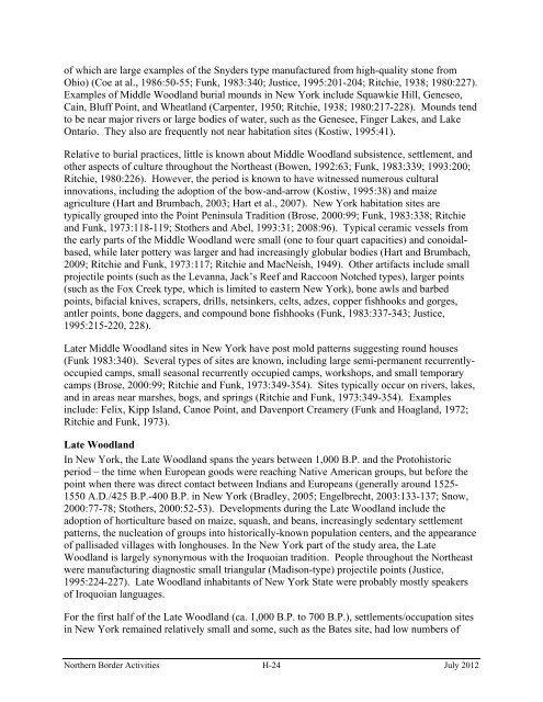 Appendix H - Historical Archaeological and ... - CBP.gov