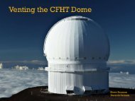 Venting the CFHT Dome