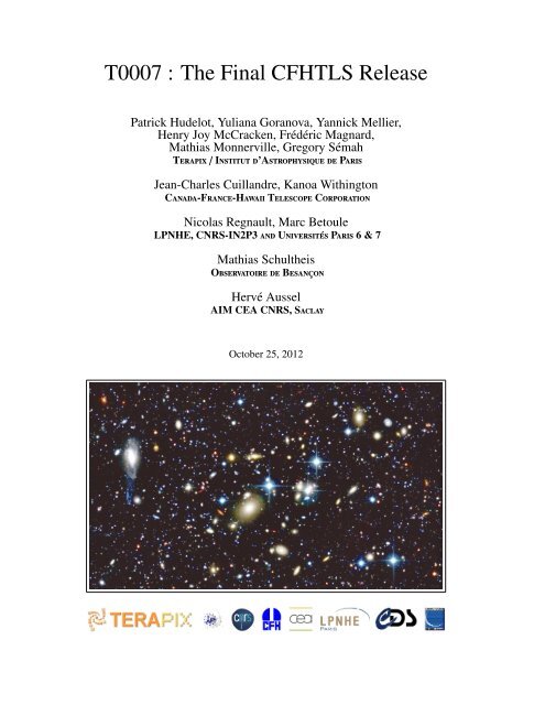 Documentation [PDF] - Canada France Hawaii Telescope ...