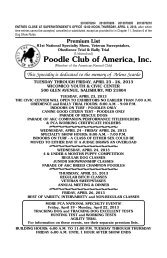 Poodle Club of America, Inc.