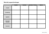 Ãbersicht Lungenerkrankungen Tabelle