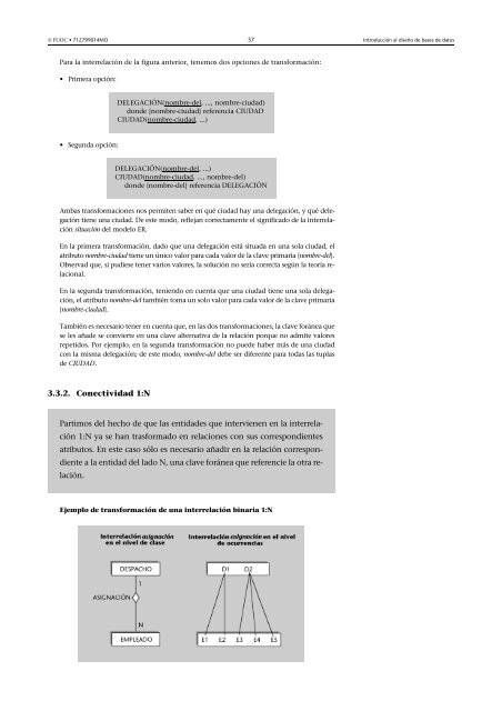 Bases de datos: Software libre - Universitat Oberta de Catalunya