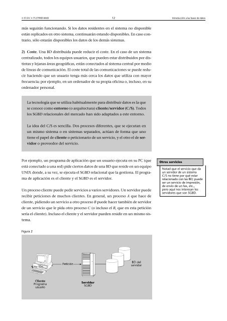 Bases de datos: Software libre - Universitat Oberta de Catalunya