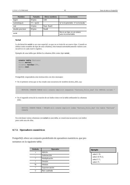 Bases de datos: Software libre - Universitat Oberta de Catalunya