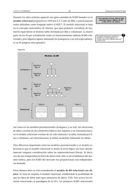 Bases de datos: Software libre - Universitat Oberta de Catalunya