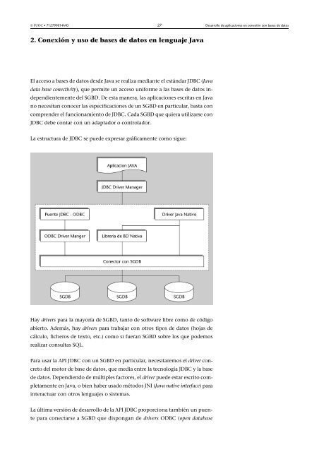 Bases de datos: Software libre - Universitat Oberta de Catalunya