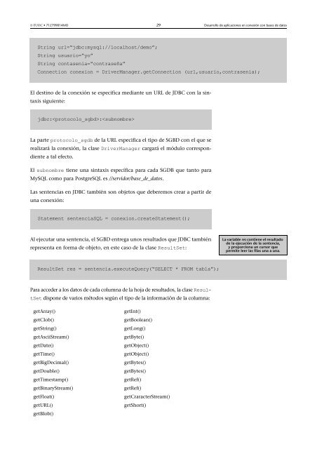 Bases de datos: Software libre - Universitat Oberta de Catalunya