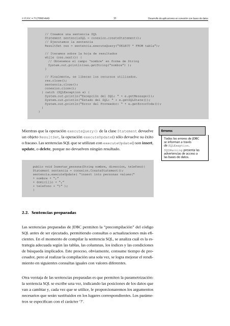Bases de datos: Software libre - Universitat Oberta de Catalunya